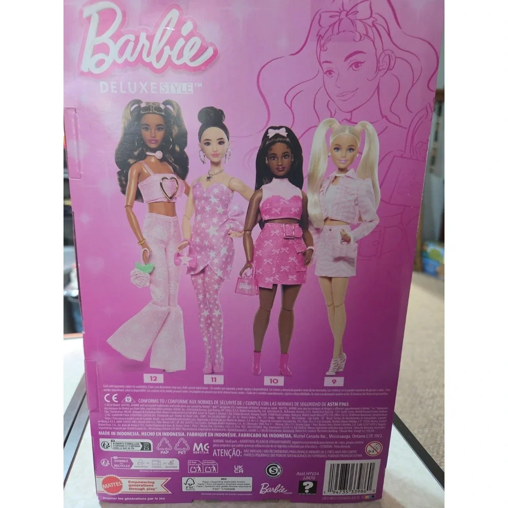 NEW Barbie 2026 Deluxe Style #10 Curvy Doll With Hearing Aids